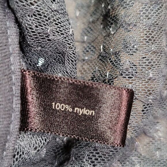 💚The Limited Gray Sequined Sleeveless Blouse Large - Picture 7 of 8